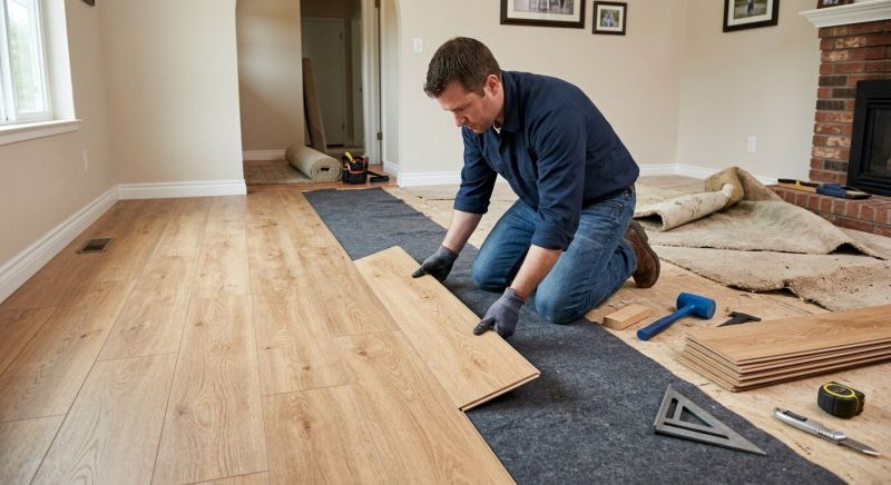 Laminate Floor Remodeling in Terre Haute, IN