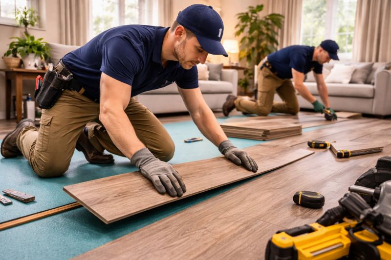 Laminate Floor Replacement in Clay City, IN
