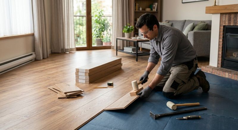 Laminate Floor Replacement in Clay County, IN