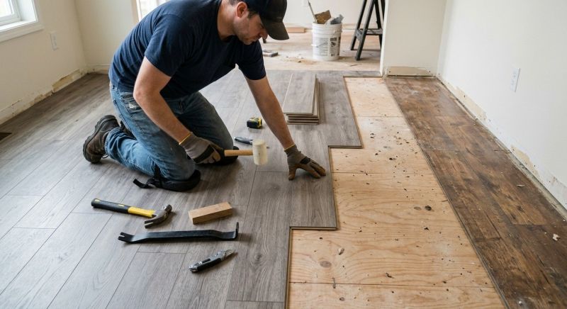 Laminate Floor Replacement in Sullivan, IN