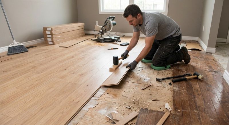 Laminate Flooring Replacement in Terre Haute, IN