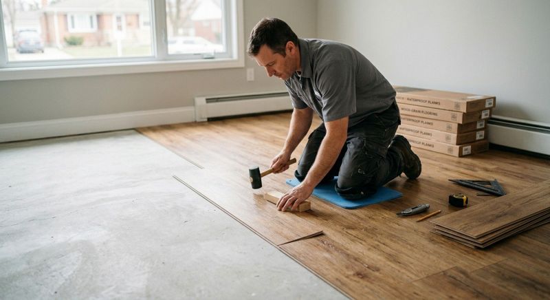 Linoleum Floor Installation in Brazil, IN