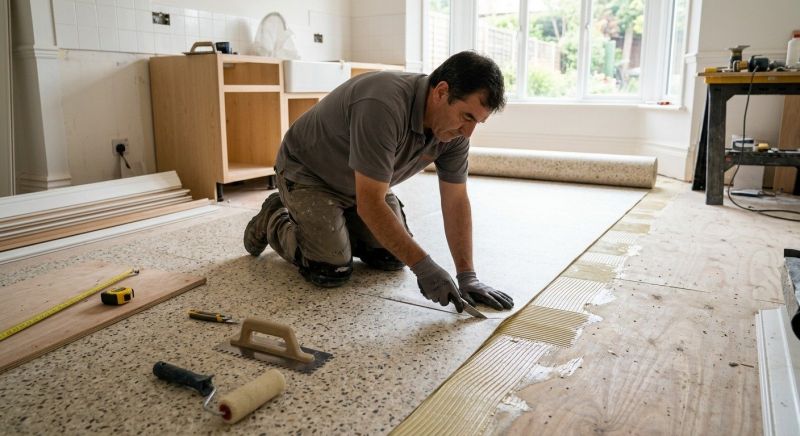 Linoleum Floor Installation in Clay City, IN