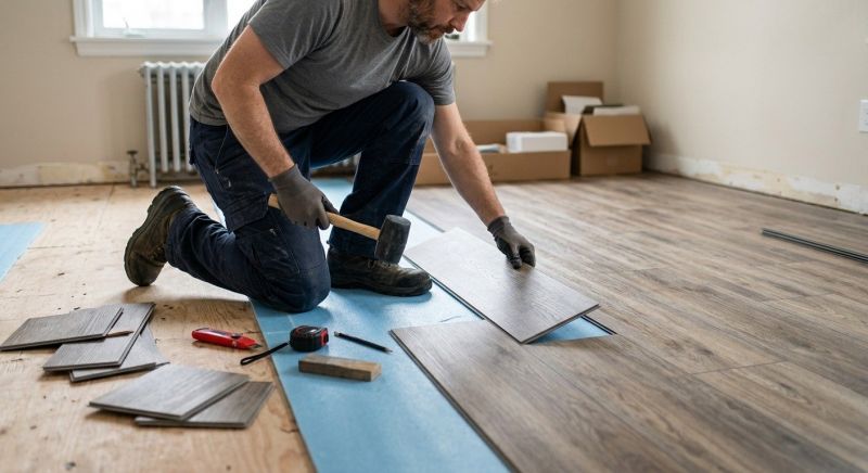 Linoleum Floor Installation in Clay City, IN