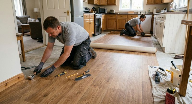 Linoleum Flooring Replacement in Terre Haute, IN