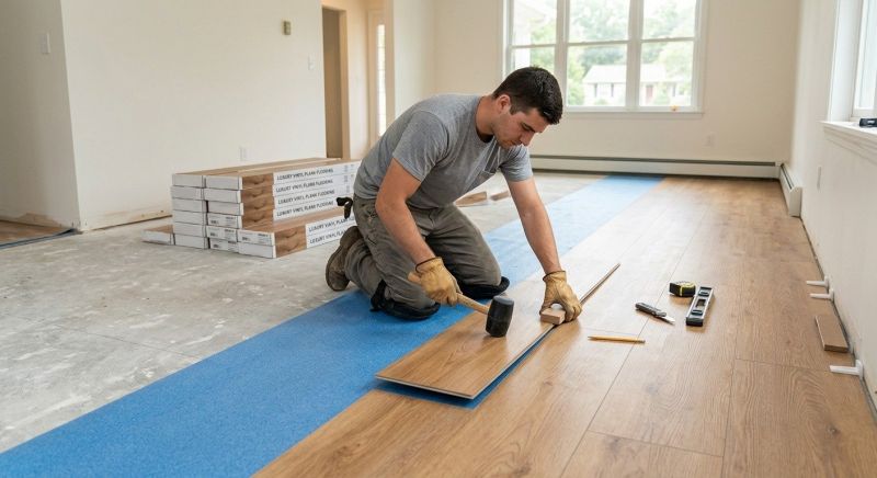 Lvt Flooring Installation in Paris, IL