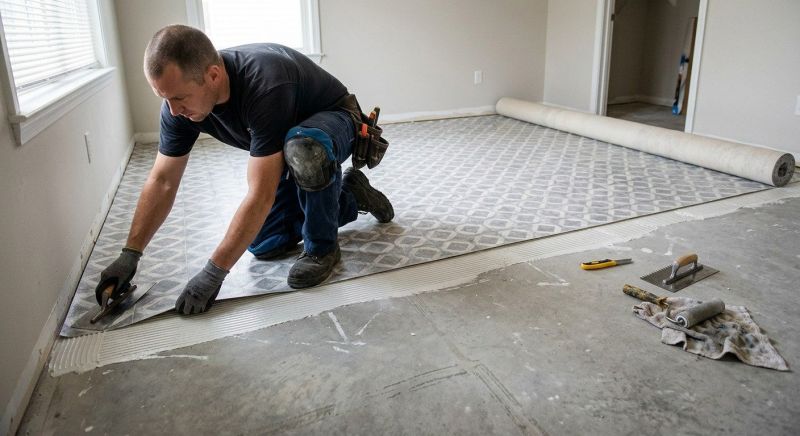 Sheet Flooring Installation in Poland, IN