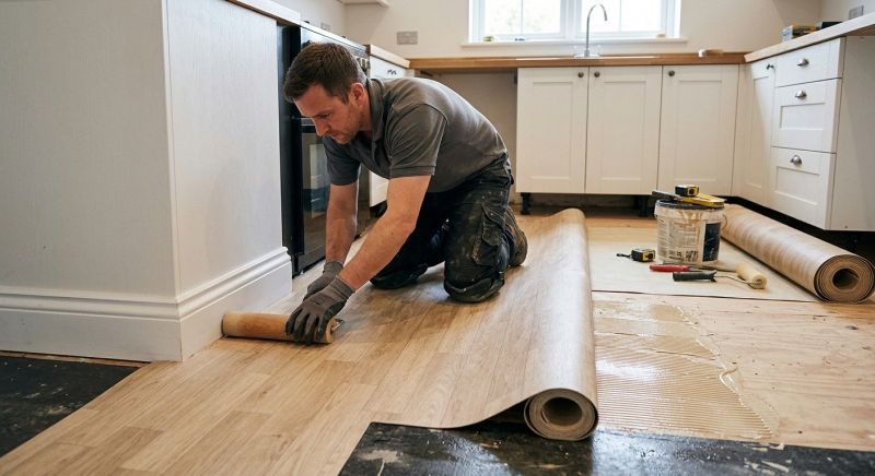 Sheet Linoleum Installation in Paris, IL