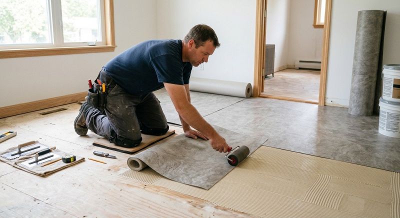 Sheet Vinyl Installation in Shelburn, IN