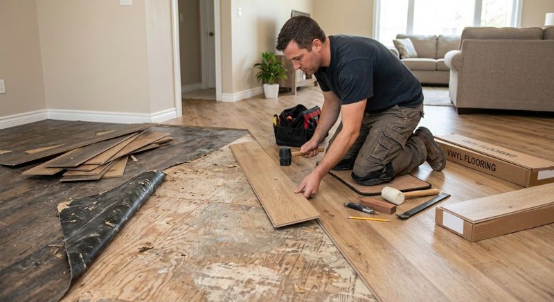 Vinyl Flooring Installation in Paris, IL