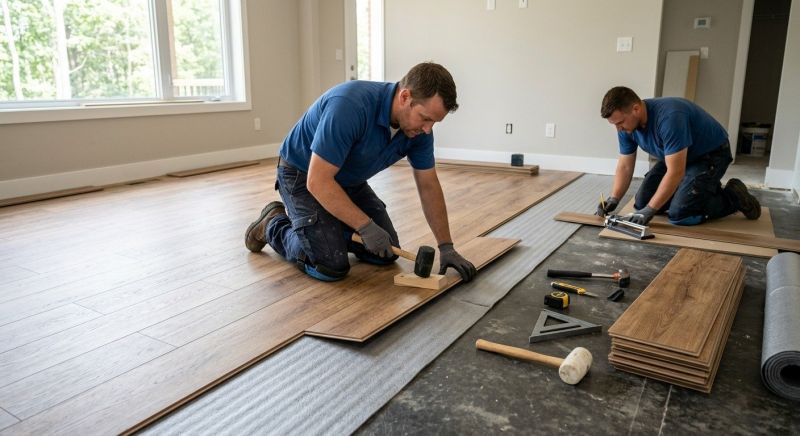 Vinyl Flooring Installation in Shelburn, IN