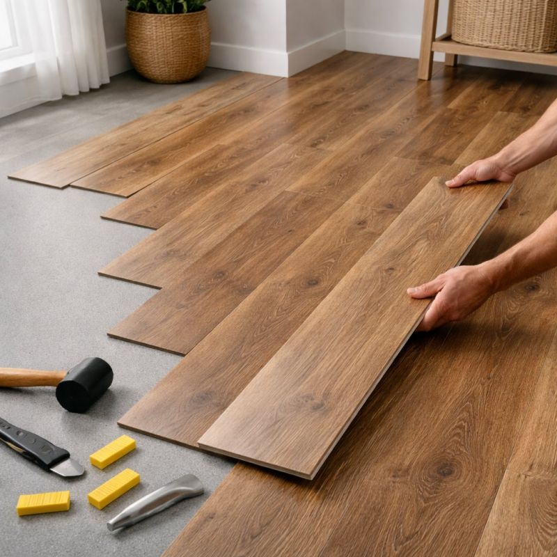 Vinyl Plank Floor Installation in Terre Haute, IN