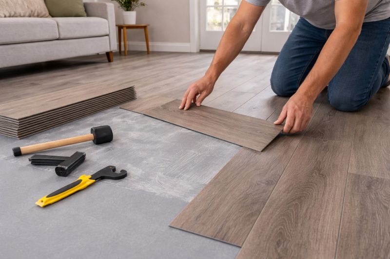 Vinyl Plank Floor Installation in Terre Haute, IN